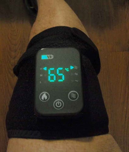 Customer photo review of FlexRelief knee massager